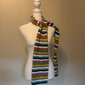 Colorful Striped Women's Scarf